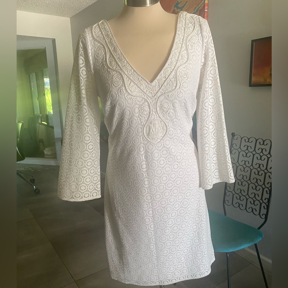 White Lace Lilly Pulitzer Dress M